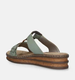 DAMES Rieker Slippers op sleehak