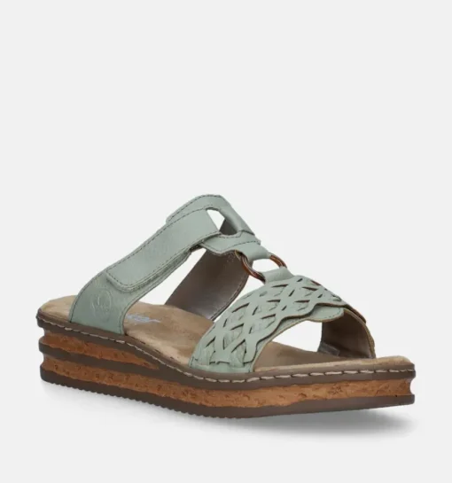 DAMES Rieker Slippers op sleehak