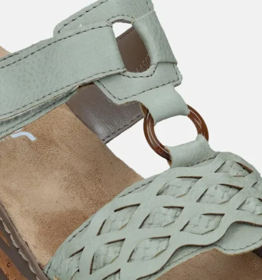 DAMES Rieker Slippers op sleehak