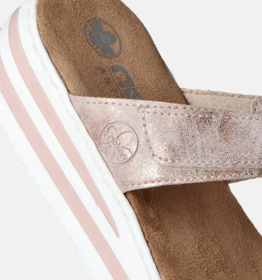 DAMES Rieker Slippers op sleehak