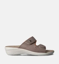 DAMES Fly Flot Slippers op sleehak
