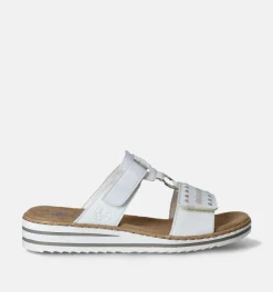 DAMES Rieker Slippers op sleehak