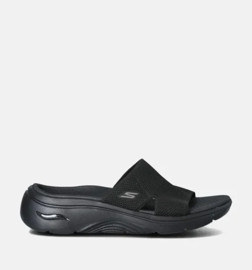 DAMES Skechers Slippers op sleehak