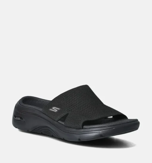 DAMES Skechers Slippers op sleehak