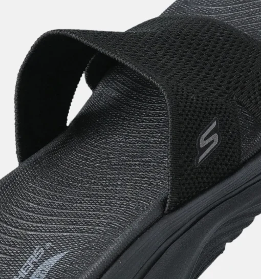 DAMES Skechers Slippers op sleehak