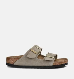 DAMES Birkenstock Slippers taupe