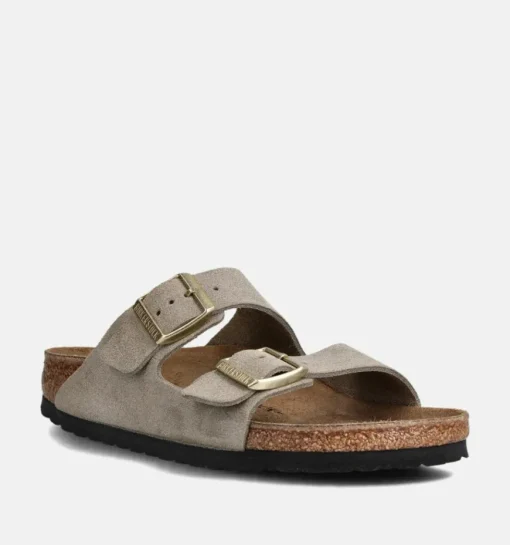 DAMES Birkenstock Slippers taupe