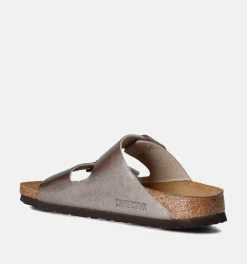 DAMES Birkenstock Slippers taupe