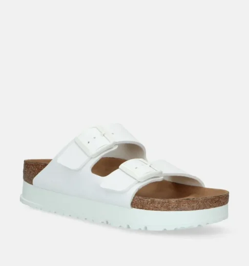 DAMES Birkenstock Slippers wit