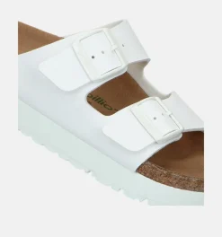 DAMES Birkenstock Slippers wit