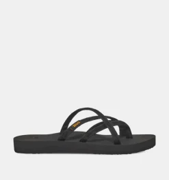 DAMES Teva Slippers zwart