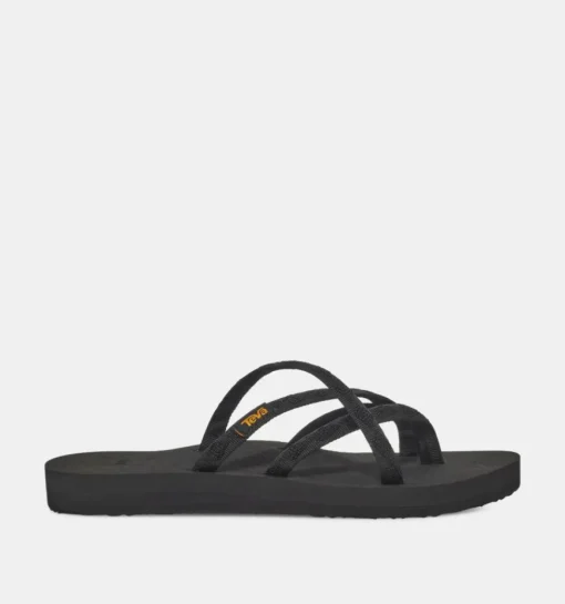 DAMES Teva Slippers zwart