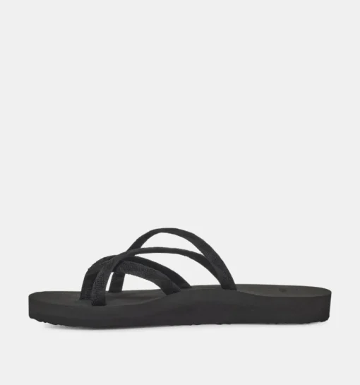 DAMES Teva Slippers zwart