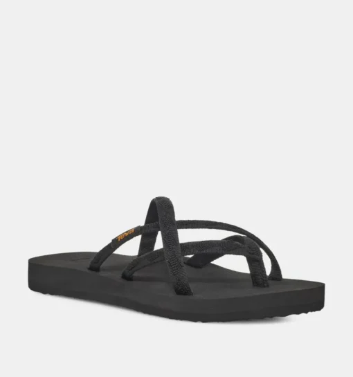 DAMES Teva Slippers zwart