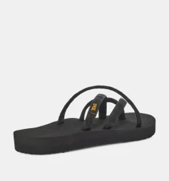 DAMES Teva Slippers zwart