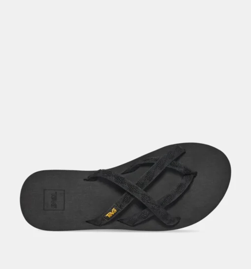 DAMES Teva Slippers zwart