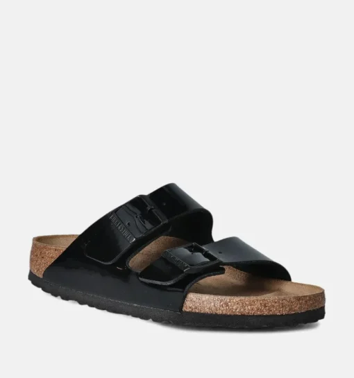 DAMES Birkenstock Slippers zwart