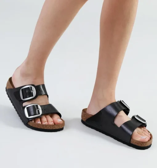 DAMES Birkenstock Slippers zwart