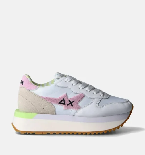 DAMES Sun68 Sneakers wit