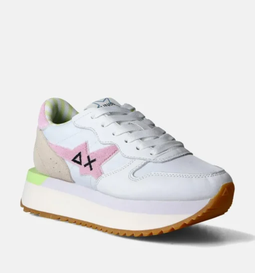 DAMES Sun68 Sneakers wit
