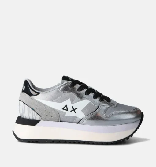 DAMES Sun68 Sneakers zilver