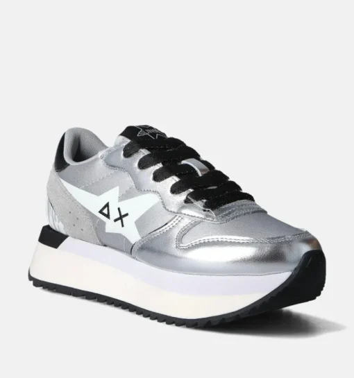 DAMES Sun68 Sneakers zilver