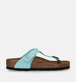DAMES Birkenstock Teenslippers blauw