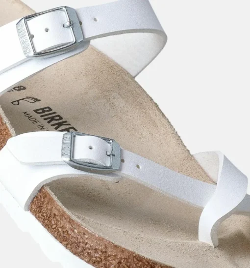 DAMES Birkenstock Teenslippers wit