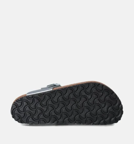 DAMES Birkenstock Teenslippers zilver