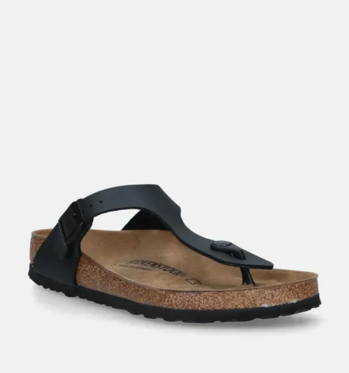 DAMES Birkenstock Teenslippers zwart
