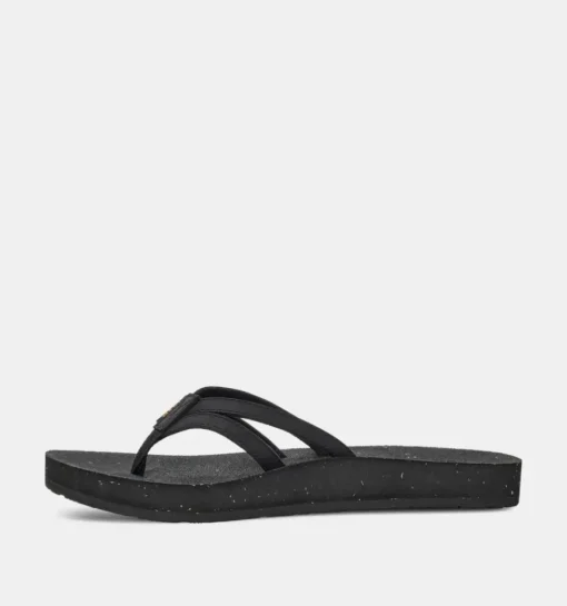 DAMES Teva Teenslippers zwart