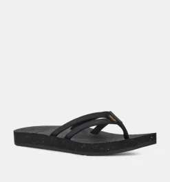 DAMES Teva Teenslippers zwart