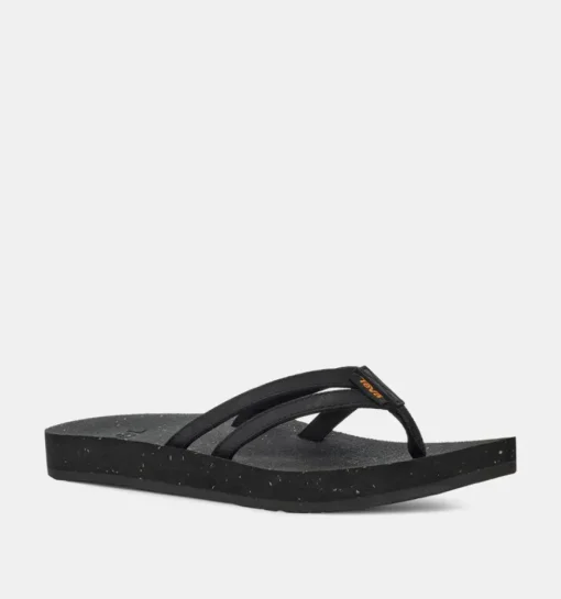 DAMES Teva Teenslippers zwart