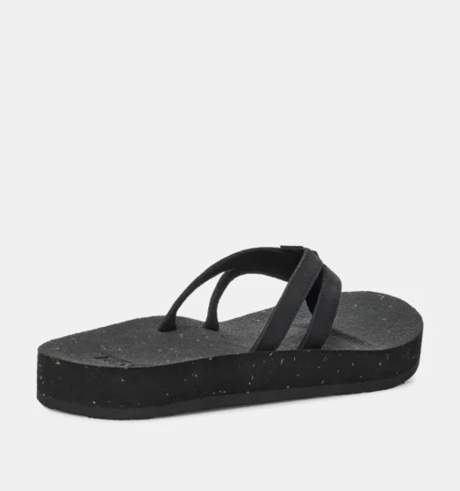 DAMES Teva Teenslippers zwart