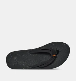 DAMES Teva Teenslippers zwart