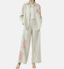 DAMES comma Wijde broek