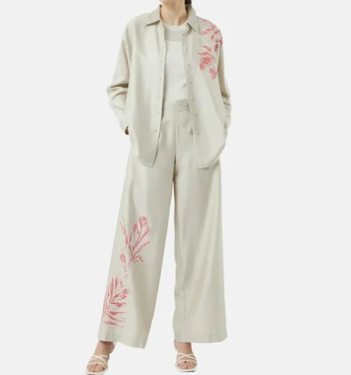 DAMES comma Wijde broek