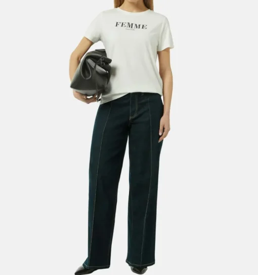 DAMES comma Wijde broek