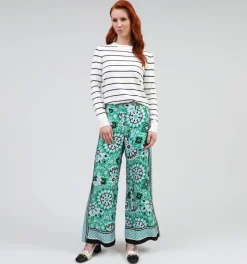 DAMES comma Wijde broek