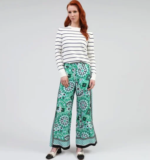 DAMES comma Wijde broek