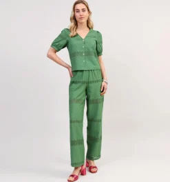 DAMES Pieces Wijde broek L32