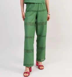 DAMES Pieces Wijde broek L32