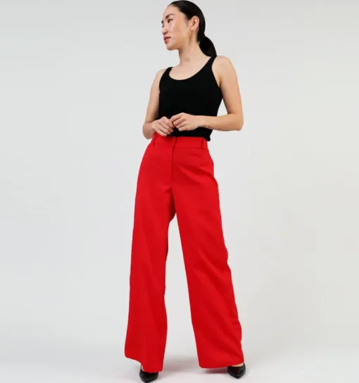 DAMES Pieces Wijde broek