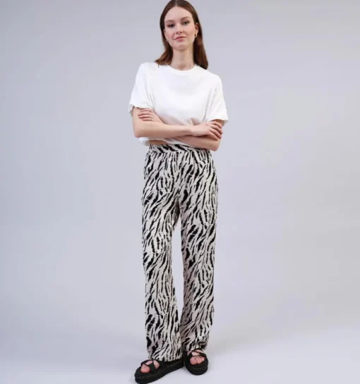 DAMES Pieces Wijde broek L32